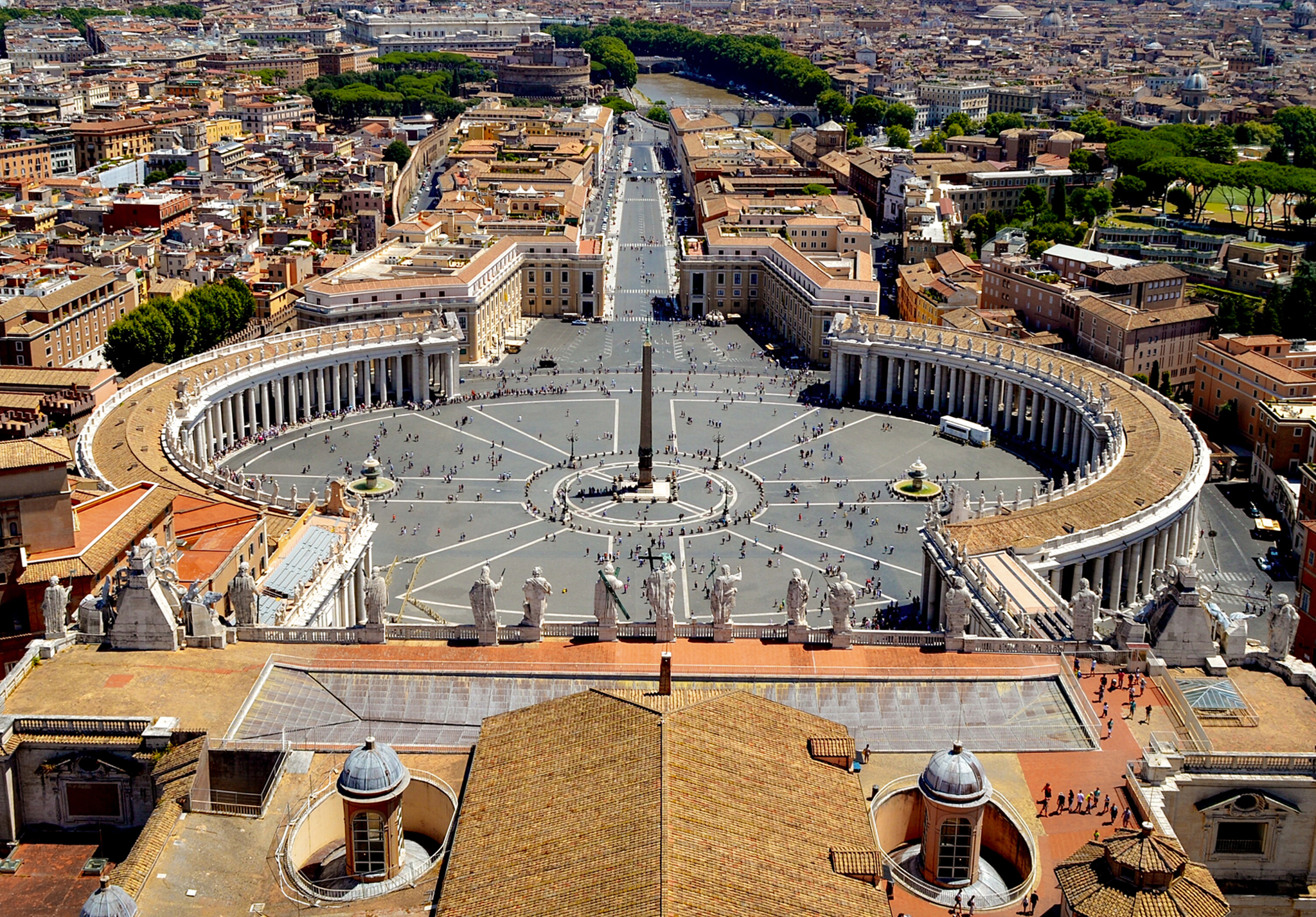 Plac Świętego Piotra, Rzym, obecnie